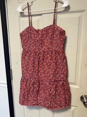Aeropostale Floral Scalloped Sundress